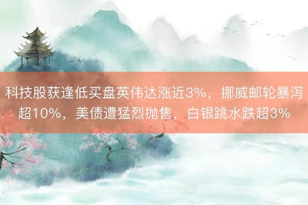 科技股获逢低买盘英伟达涨近3%，挪威邮轮暴泻超10%，美债遭猛烈抛售，白银跳水跌超3%