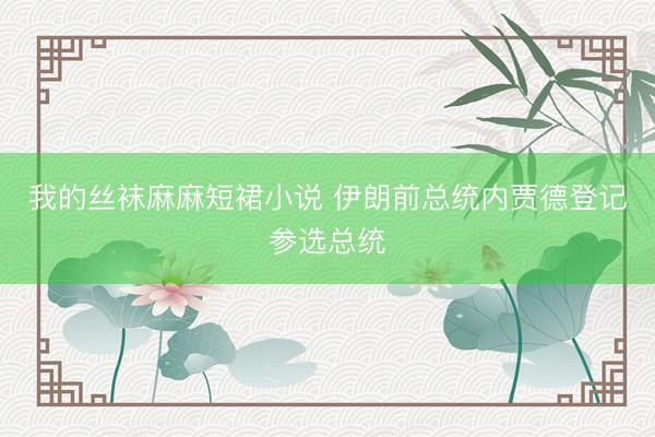 我的丝袜麻麻短裙小说 伊朗前总统内贾德登记参选总统